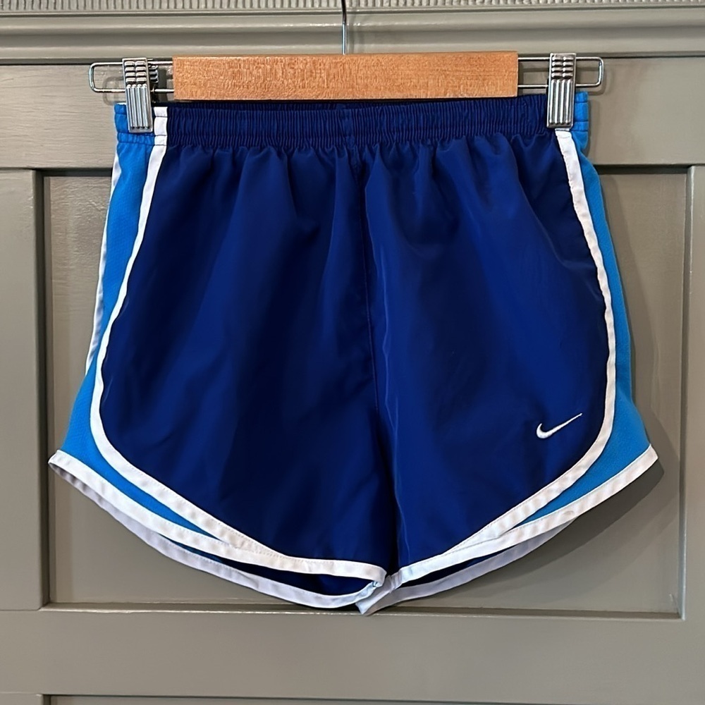 Nike Dri-Fit Tempo Brief-Lined Running Shorts Blue Size XS